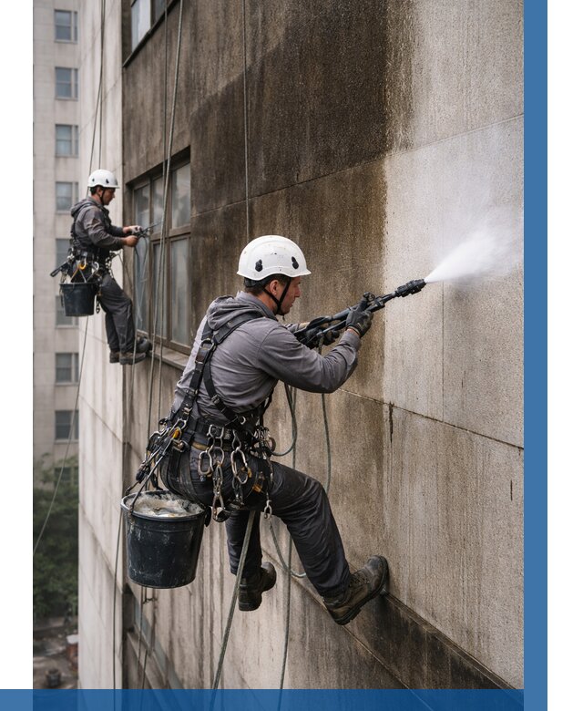 Очистка фасада от копоти в Димитровграде от 258 р. | ВЫСОТНИК-Дмт