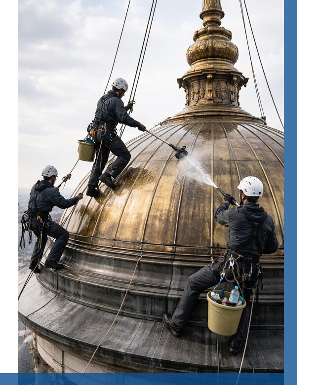 Мойка куполов и шпилей в Димитровграде от 8242 р. - заказать | ВЫСОТНИК-Дмт