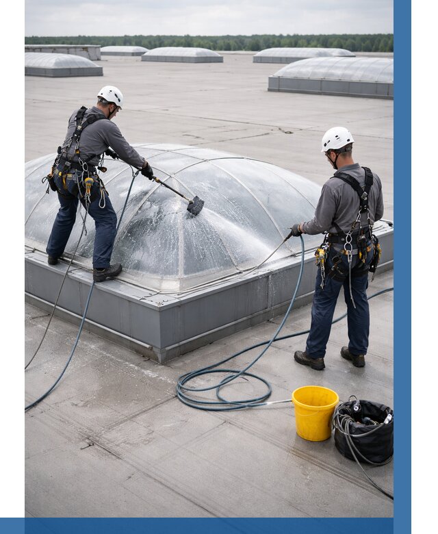 Мойка зенитных фонарей в Димитровграде, заказать от 4636 р. | ВЫСОТНИК-Дмт