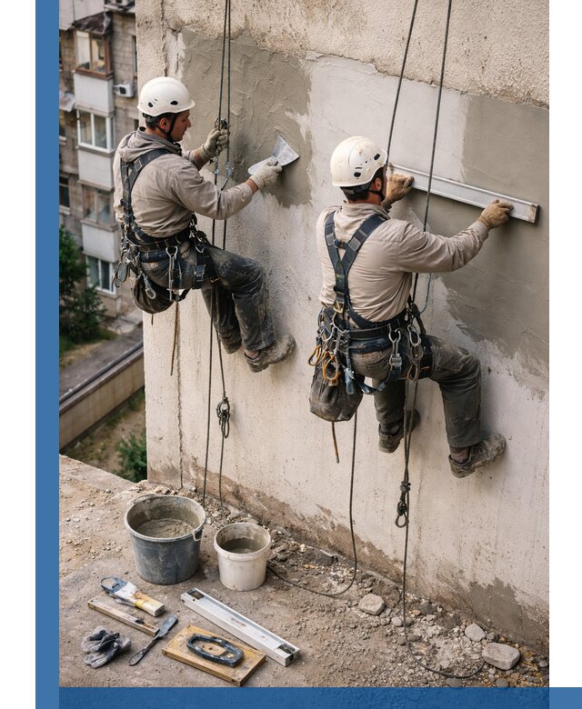 Комплексный ремонт штукатурного фасада с гарантией в Димитровграде