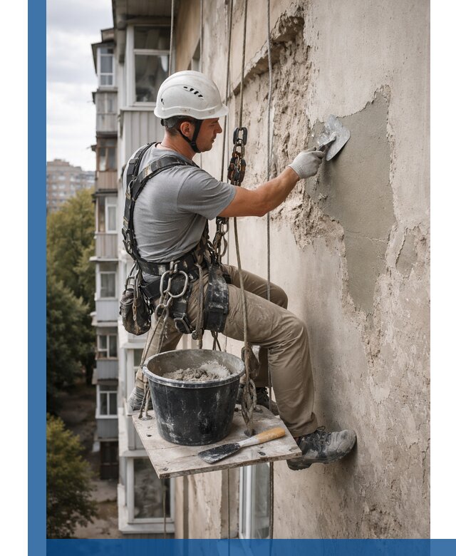 Восстановление фасадной штукатурки в Димитровграде с гарантией качества