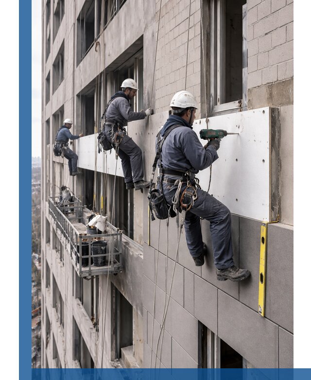 Монтаж фасадных термопанелей высокого качества в Димитровграде