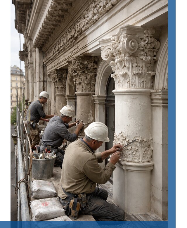 Реставрация фасадной лепнины в Димитровграде от 2576 р. | ВЫСОТНИК-Дмт