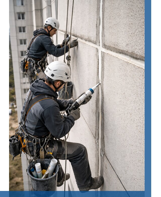Герметизация межпанельных швов в Димитровграде от 721 р. | ВЫСОТНИК-Дмт