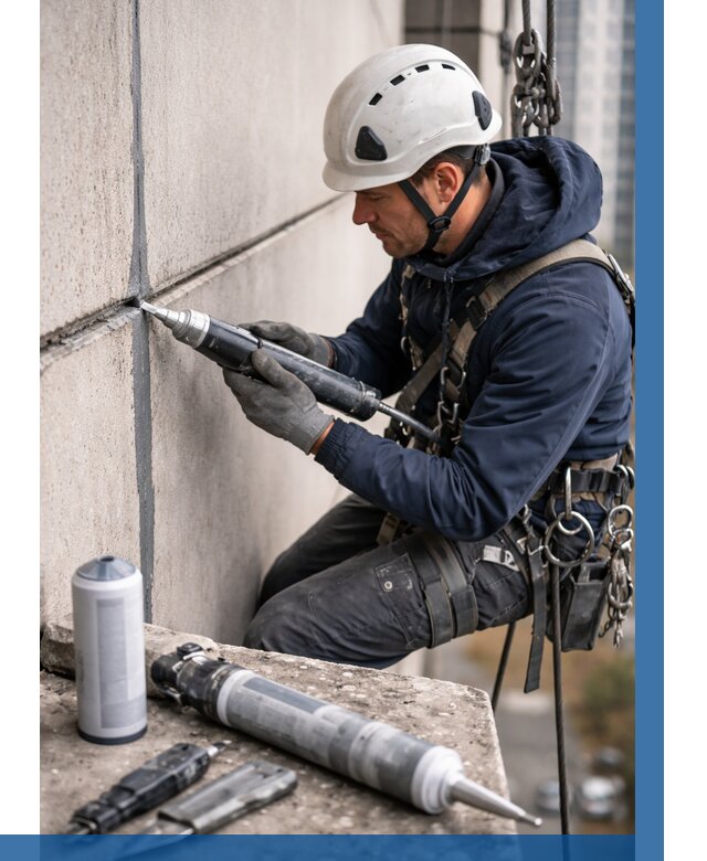 Вторичная герметизация швов в Димитровграде от 464 р. | ВЫСОТНИК-Дмт