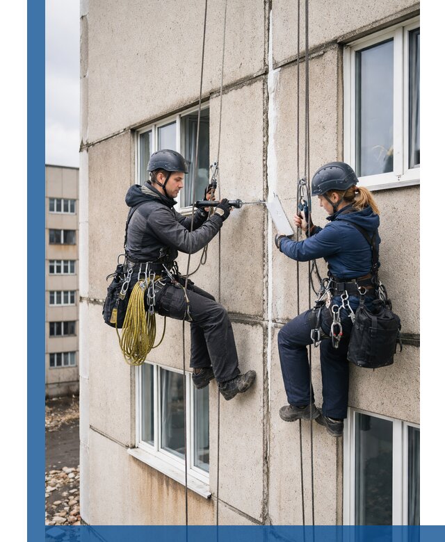 Герметизация межпанельных швов тёплым швом в Димитровграде