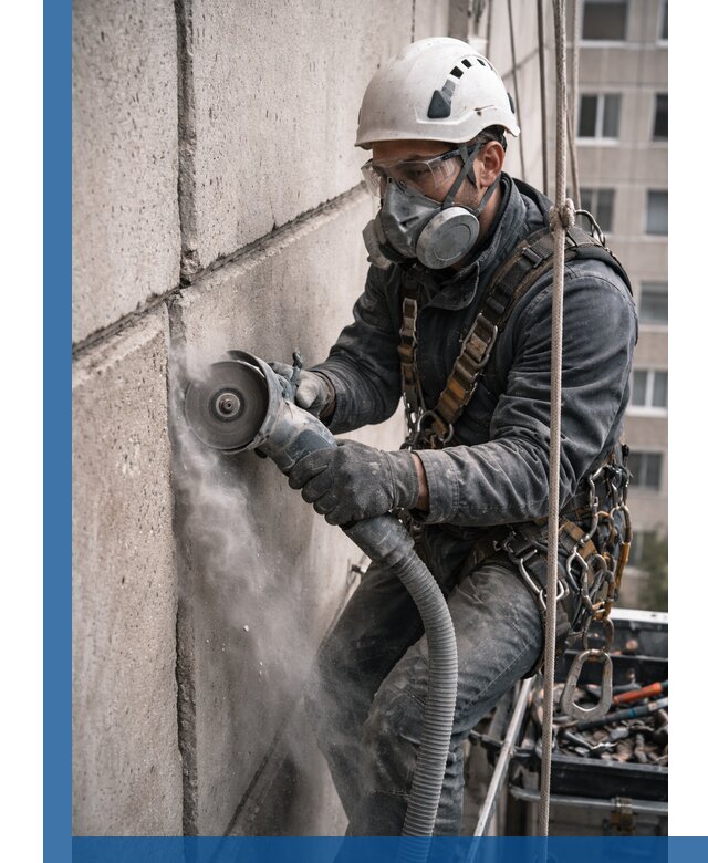 Штробление межпанельных швов в Димитровграде качественно и быстро