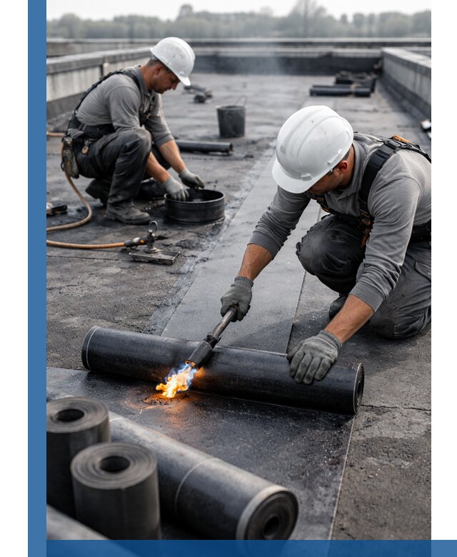 Ремонт рулонной кровли в Димитровграде герметизация и восстановление