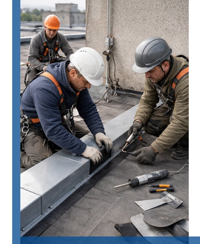 Ремонт кровельных примыканий в Димитровграде профессионально