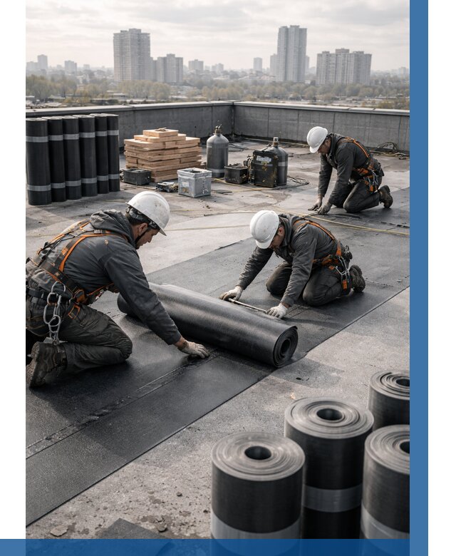 Монтаж мягкой кровли под ключ в Димитровграде от 464 р. | ВЫСОТНИК-Дмт