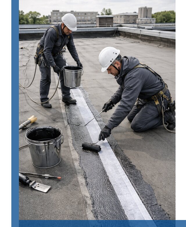 Гидроизоляция кровли мастикой в Димитровграде надежная защита