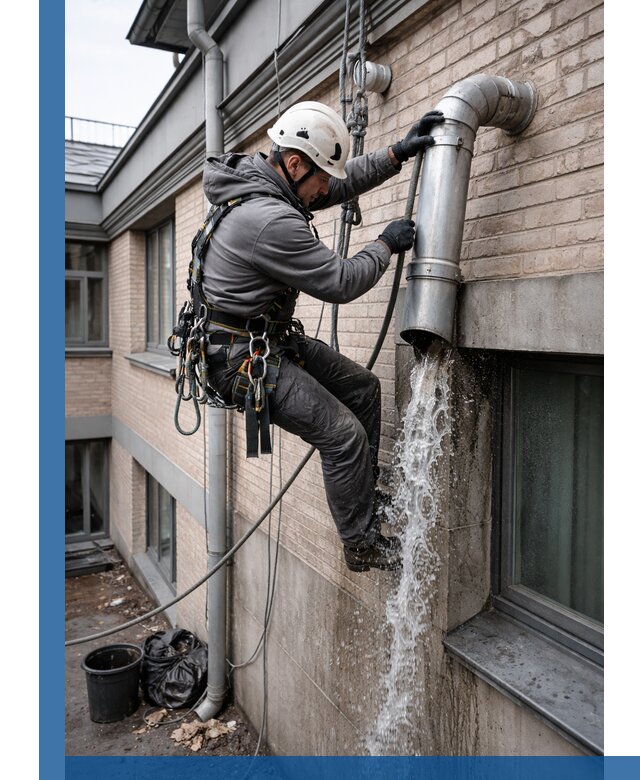 Профессиональная прочистка водосточных труб в Димитровграде с гарантией