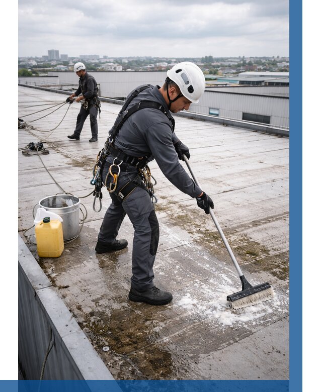 Очистка крыши по графику в Димитровграде от 7727 р. | ВЫСОТНИК-Дмт