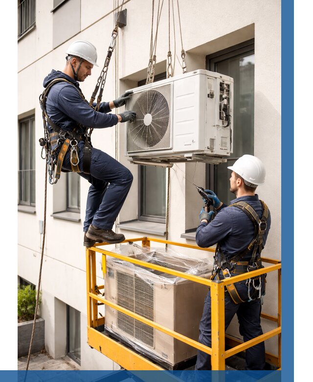 Демонтаж внешнего блока кондиционера в Димитровграде от 3606 р. | ВЫСОТНИК-Дмт