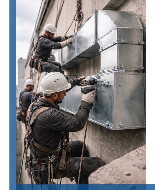 Профессиональный монтаж вентиляционных коробов в Димитровграде под ключ