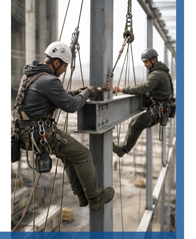 Монтаж металлоконструкций на высоте в Димитровграде от 3606 р. | ВЫСОТНИК-Дмт