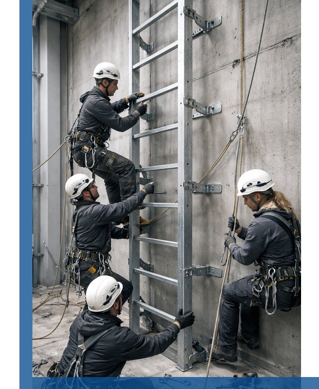 Монтаж металлических лестниц в Димитровграде под ключ со гарантией