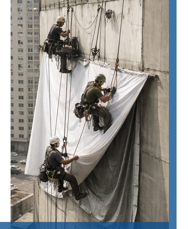 Замена баннерного полотна в Димитровграде от 6697 р. | ВЫСОТНИК-Дмт—заказать