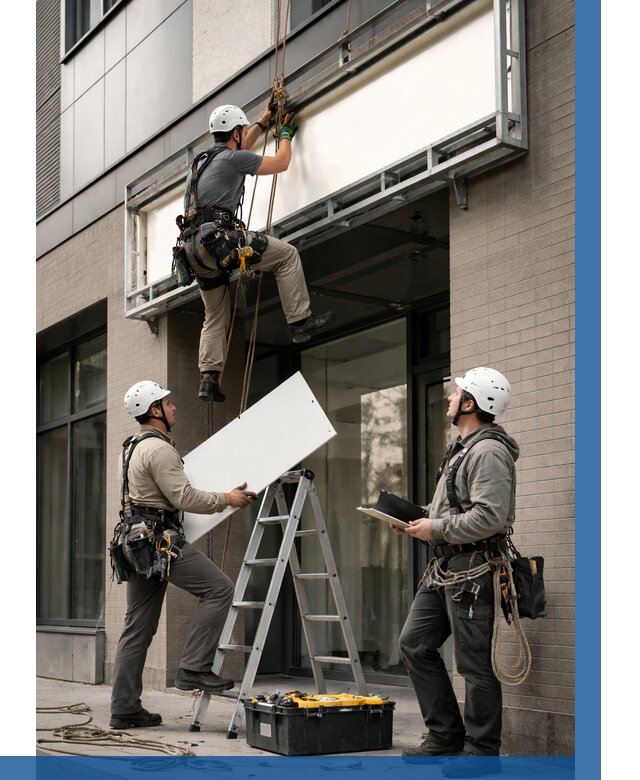 Монтаж светового короба в Димитровграде от 6697 р. | ВЫСОТНИК-Дмт