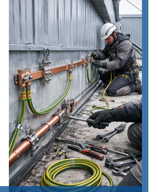 Монтаж заземления здания в Димитровграде от 25758 р. | ВЫСОТНИК-Дмт