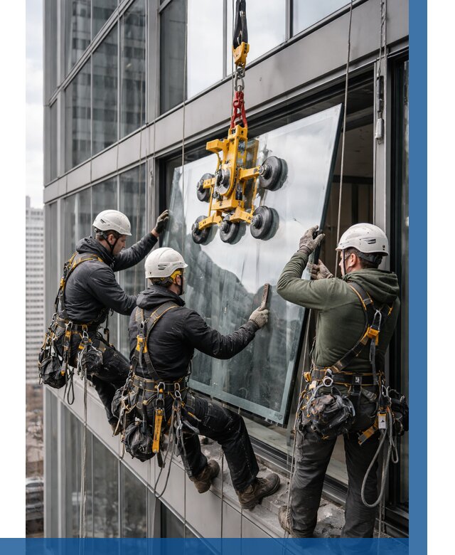 Фасадное остекление зданий под ключ в Димитровграде от 10303 р. | ВЫСОТНИК-Дмт