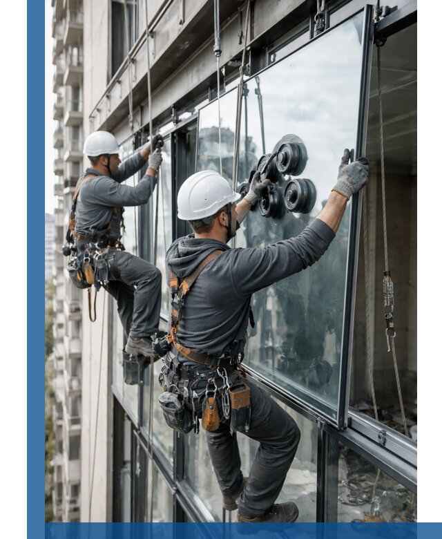 Витражное остекление фасадов и лоджий в Димитровграде под ключ