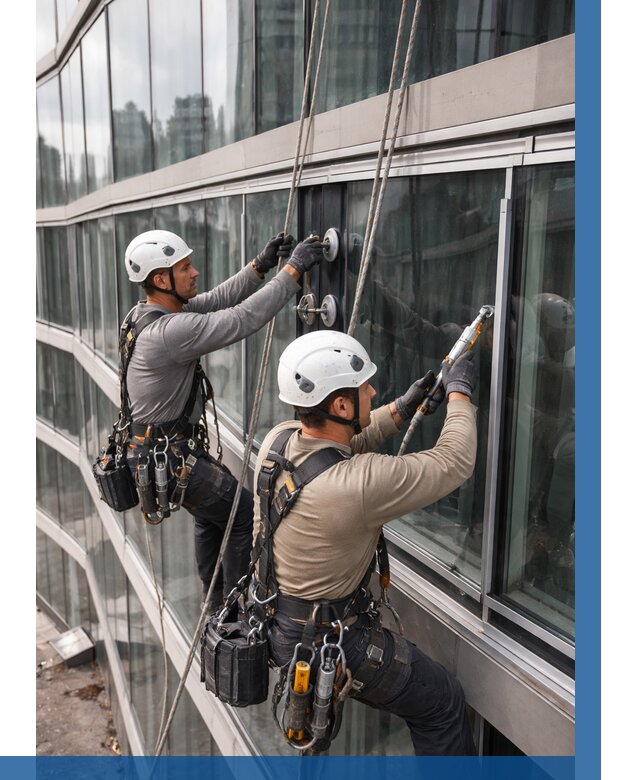 Радиусное остекление фасада в Димитровграде от 12364 р. | ВЫСОТНИК-Дмт