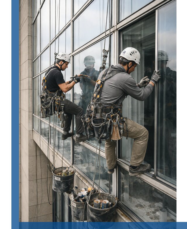 Ремонт витражных конструкций и фасадного остекления в Димитровграде