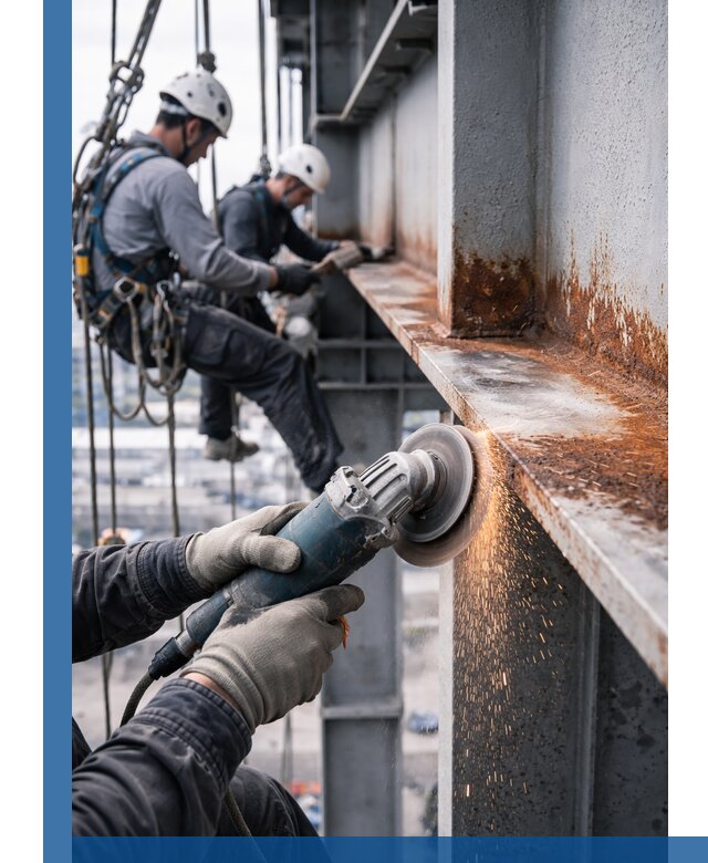 Зачистка металла от ржавчины и подготовка поверхностей в Димитровграде