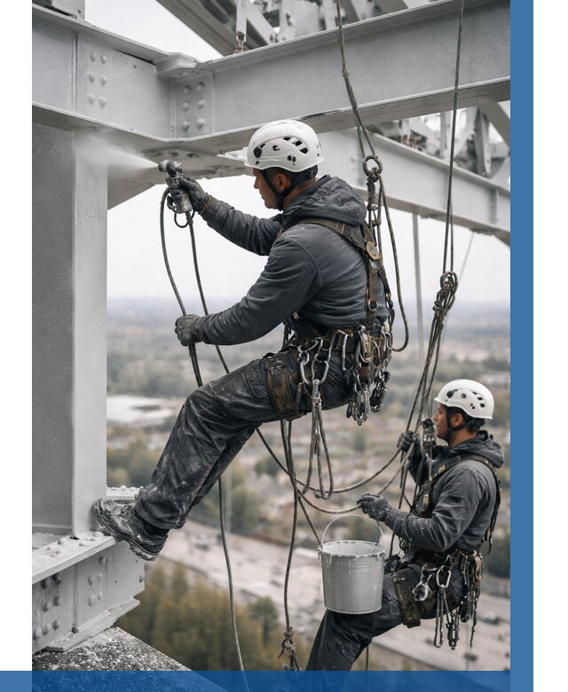 Покраска металлоконструкций на высоте в Димитровграде 361 р |ВЫСОТНИК-Дмт
