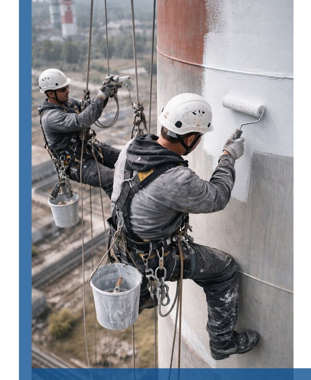 Покраска дымовых труб в Димитровграде: антикоррозийная защита и восстановление
