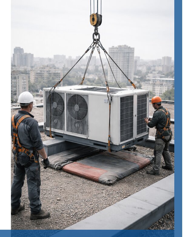 Подъем груза на крышу в Димитровграде от 5152 р. | ВЫСОТНИК-Дмт заказать