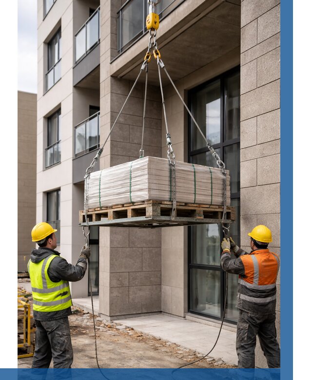 Подъем керамогранита на этаж в Димитровграде от 3606 р. | ВЫСОТНИК-Дмт