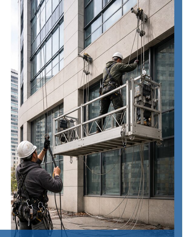 Монтаж и подъем фасадной люльки в Димитровграде от 12364 р. | ВЫСОТНИК-Дмт