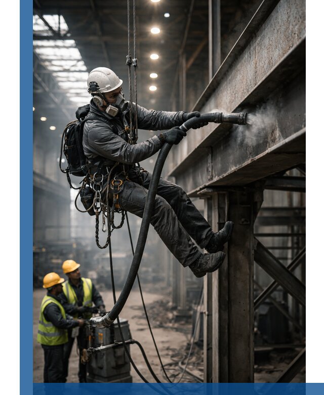 Обеспыливание конструкций в цехах промышленного производства в Димитровграде