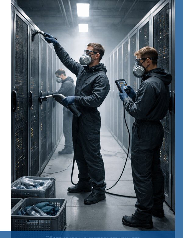 Обеспыливание серверной комнаты в Димитровграде от 4636 р. | ВЫСОТНИК-Дмт