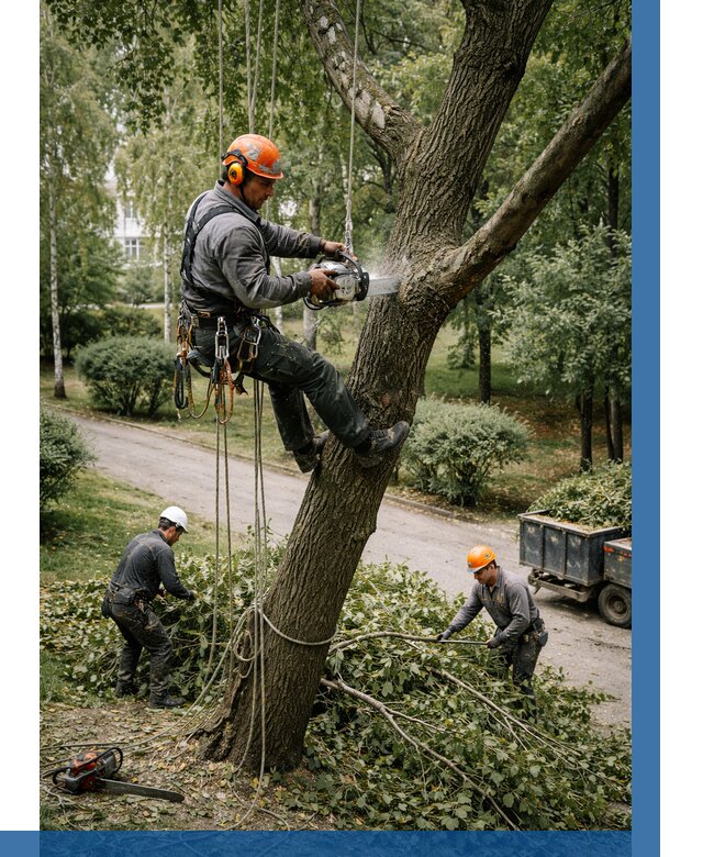 Кронирование деревьев в Димитровграде от 6697 р. | ВЫСОТНИК-Дмт