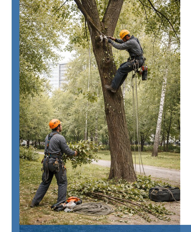 Санитарная обрезка деревьев в Димитровграде, профессионально и безопасно